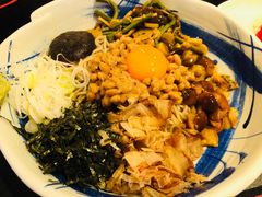 纳豆冷荞麦面-纹兵卫手打荞麦面日料(虹桥本店)