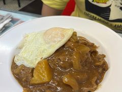 沙爹牛肉煎蛋饭-华星冰室(湾仔店)