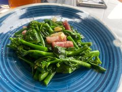 芥蓝炒QQ肠-百味馆·粤菜·湛江菜(后海花园店)