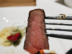 安格斯谷饲西冷佐白兰地蘑菇酱-王品牛排