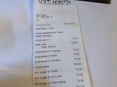 账单-Cafe Norden