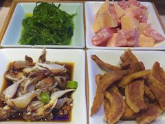 腌海鲜四拼-船梆煮•蒸汽海鲜·炉火烤肉(五四广场店)