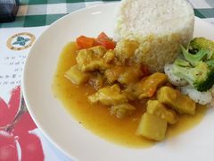 烩饭，咖喱鸡肉-香草叶披萨·咖啡·啤酒(翰林邻里中心店)