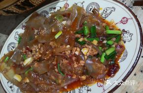 Minced Pork with Sweet Potato Noodles