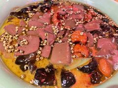 麻香鸭血肥肠-绿茶餐厅(蓝色港湾店)