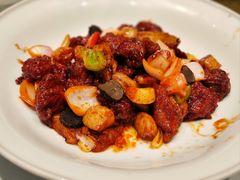 黑椒蒜子牛肉粒-鱼翅楼·津派砂锅鱼翅(水上公园店)