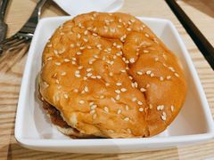 香辣鸡腿堡-北大家园食堂