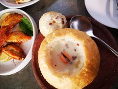 牡蛎奶油面包汤-The Rug Cafe(王府中环店)