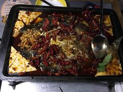 -探鱼·鲜青椒爽麻烤鱼(广州花都来又来店)