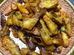 焦烧紫茄-松针蔡记蒸饺(花园路店)