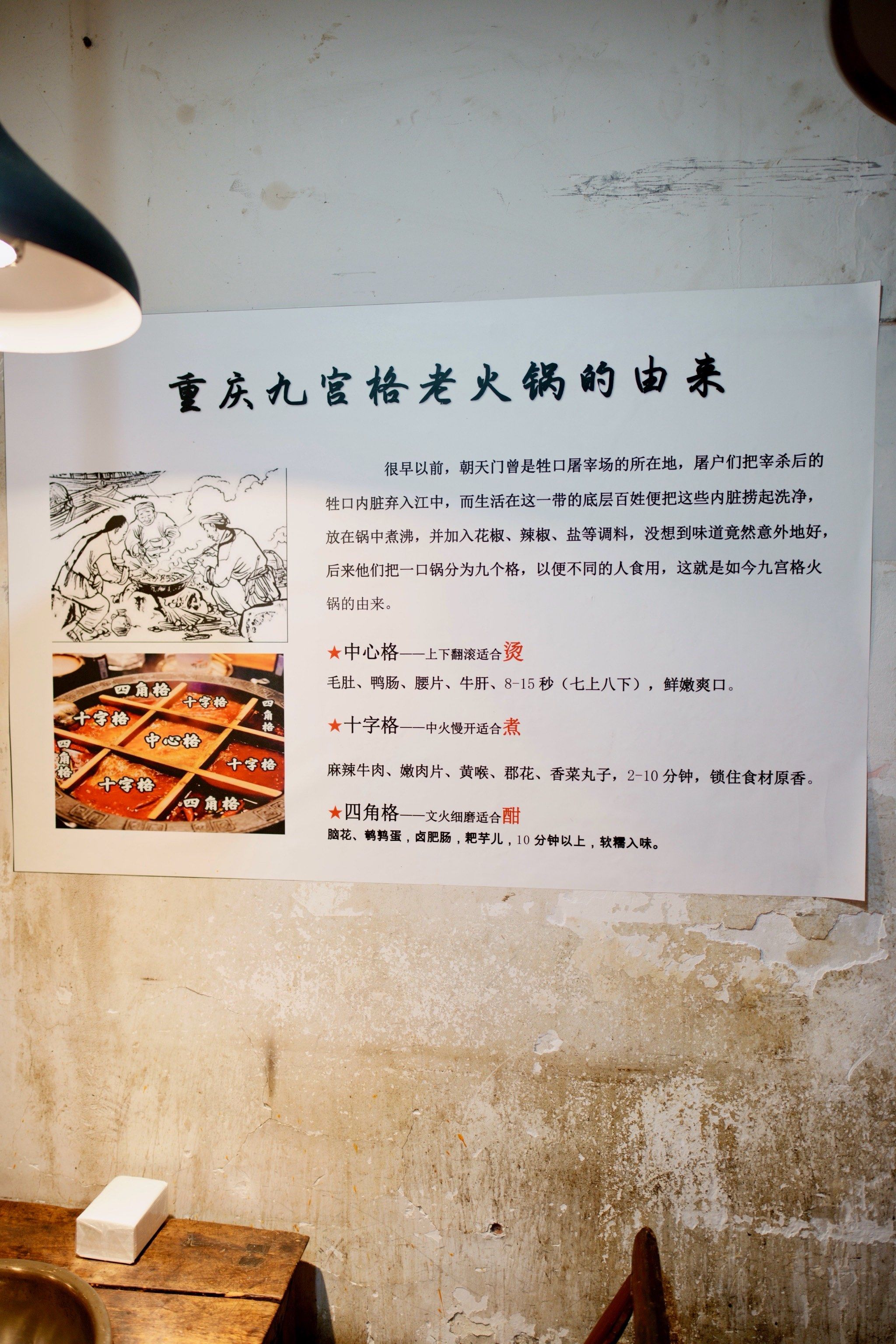 重庆九宫格老火锅的由来大概是这样