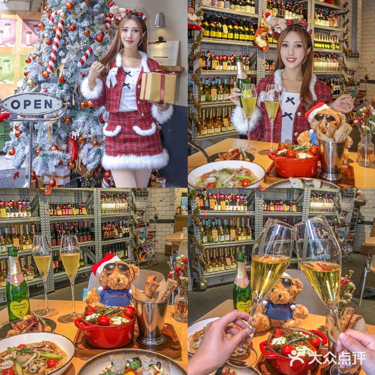 预制朋友圈之美式复古餐厅圣诞照🎄