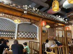 -东来菜馆•手抓海鲜家常菜•海鲜锅贴(鸽子窝店)