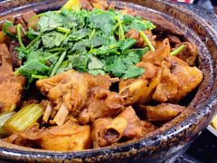 鸡公煲大煲+牛腩-二楼老店重庆鸡公煲(真光路店)