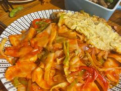 蛋炒面片-阿记烧烤(大兴新区店)