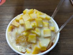 鲜芒果红豆炼乳刨冰-梁子刨冰王(鞍山西道店)