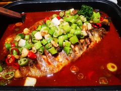 蒜香味清江鱼-青炉里青花椒鲜活烤鱼(理工大店)