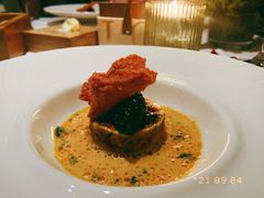 焗帝王蟹海鲜泡沫佐鱼子酱-蝶舍·MAISON PAPILLON