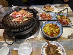 -燚店·铁板鱼蛙·烤肉·烤串(北新桥店)