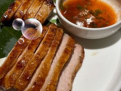 招牌炭烧猪颈肉-金椰壳· 大厨新加坡菜(壹方城店)