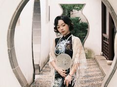 -暮晚尘香汉服旗袍