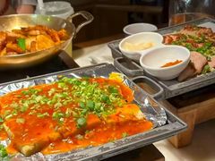 铁板包浆豆腐-绿茶餐厅(青岛城阳万象汇店)