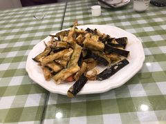 茄子拌扇贝-华圆美食