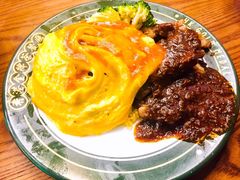黑椒牛扒蛋包饭-肥韬茶餐厅(南山mini店)