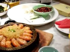 蒜蓉铁板虾-小菜园新徽菜(滁州苏宁店)
