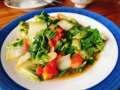 白灼马齿生菜-清真·双公羊·馕坑烤全羊(奥体店)