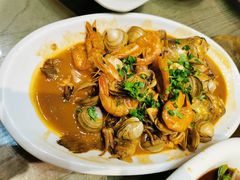招牌黄花鱼焖海鲜-北李妈妈菜·海肠捞饭(高新万达店)