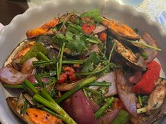 紫苏炒青口-大头虾越式风味餐厅(光明广场店)