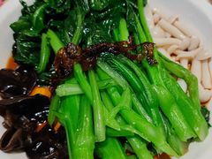 白灼菌菇菜心-新白鹿餐厅(爱琴海购物中心店)