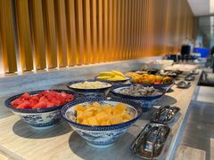 自助取餐区-万荟轩海鲜·粤式点心自助餐厅(蓝海风万怡酒店)