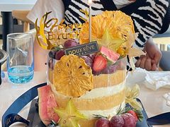6英寸鲜果香缇裸蛋糕1个-杜哈夫DOUX RÊVE·生日蛋糕(日月光店)