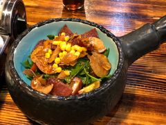 菠菜培根沙拉-平川日本料理