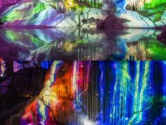 裸眼3D灯光秀-严子陵钓台(富春江小三峡)