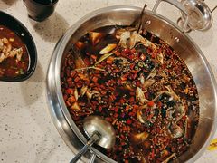 中辣锅底-味之绝热血美蛙鱼火锅(中坝店)