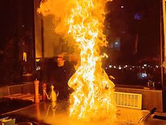 铁板火焰牛肉-上林铁板烧(延安西路店)