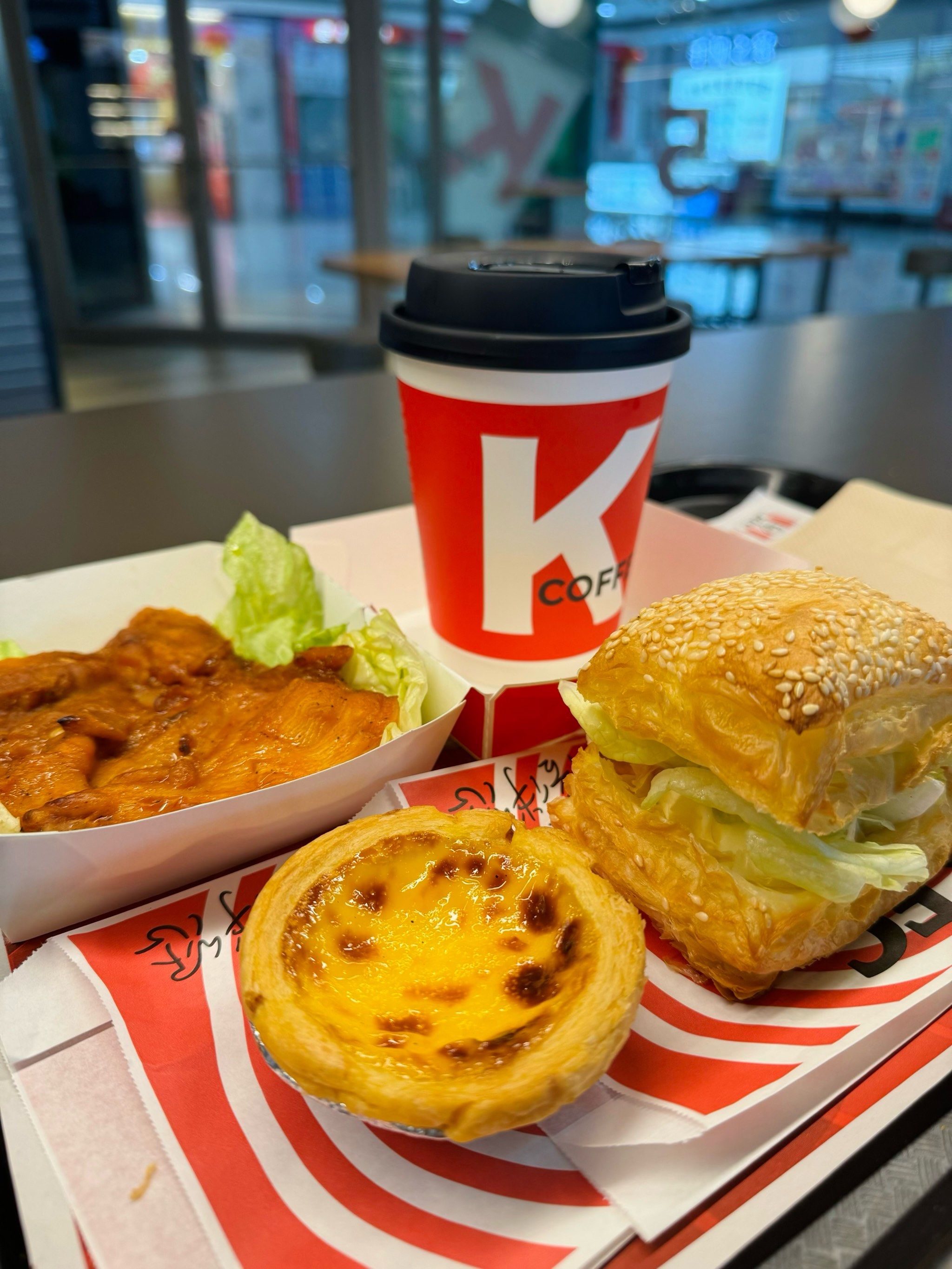 去肯德基吃个全餐早餐,我就可以开心一整天