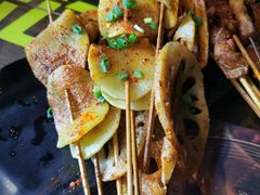 炭烤土豆片-嘎嘎鸭脑壳(金沙店)