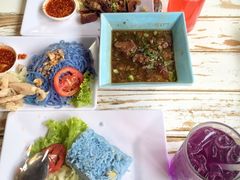 -蝶豆花蓝面条