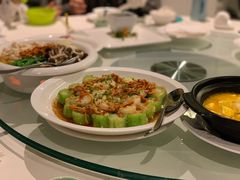 虫草花胜瓜蒸元贝-海湾壹品·粤菜·早茶·烤鸭(拱北店)