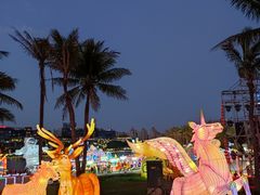 -欢乐海岸椰林沙滩-2025湾区超级灯会