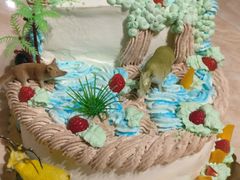 -咖咖熊蛋糕定制·英国蓝风车动物性淡奶油