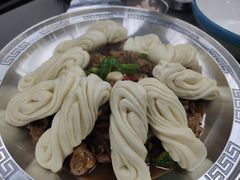 葱烧猴头菇，野山菌焖柴鸡-豫丰汇河南名菜楼(武记餐饮)