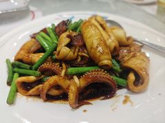 五花肉烧笔管-良友·海鲜青岛菜(五四广场店)