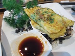 蛋香小葱煎生蚝-梧桐