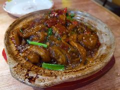小叉烧茄子煲-小锅饭(欧亚卖场店)