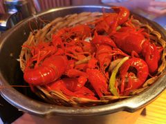 高压锅蒸大虾-蚝翅·海鲜粥·烧烤·宁夏滩羊季(玉米楼店)